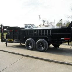 SLE Dump Trailers 7x16 Gooseneck Telescopic Dump Trailer With 2ft Sides (2) 7K Axles -SLE Equipment shop dsc02584 3