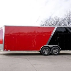 SLE Enclosed Trailers Enclosed Trailer 8.5'x22' Red & Black - Car Hauler Storage 11 SLE Enclosed Trailers Enclosed Trailer 8.5'x22' Red & Black - Car Hauler Storage -SLE Equipment shop dsc02703 2 1