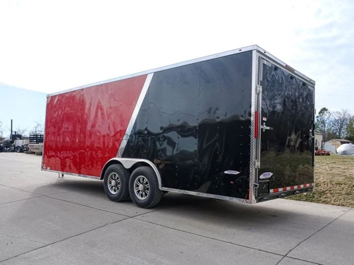 SLE Enclosed Trailers Enclosed Trailer 8.5'x22' Red & Black - Car Hauler Storage 7 SLE Enclosed Trailers Enclosed Trailer 8.5'x22' Red & Black - Car Hauler Storage - Image 5
