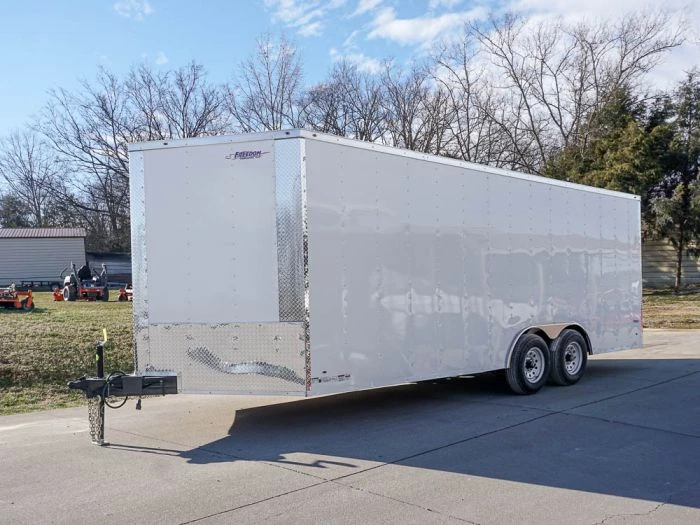 SLE Enclosed Trailers Enclosed Trailer 8.5' X 20' White - Cargo Hauler Car Motorcycle Storage 4 SLE Enclosed Trailers Enclosed Trailer 8.5' X 20' White - Cargo Hauler Car Motorcycle Storage - Image 2