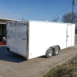 SLE Enclosed Trailers Enclosed Trailer 8.5' X 20' White - Cargo Hauler Car Motorcycle Storage 13 SLE Enclosed Trailers Enclosed Trailer 8.5' X 20' White - Cargo Hauler Car Motorcycle Storage -SLE Equipment shop dsc02732 1