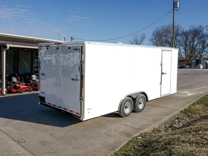 SLE Enclosed Trailers Enclosed Trailer 8.5' X 20' White - Cargo Hauler Car Motorcycle Storage 8 SLE Enclosed Trailers Enclosed Trailer 8.5' X 20' White - Cargo Hauler Car Motorcycle Storage - Image 6