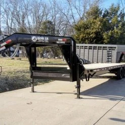 SLE Utility Trailers 8.5x30 IBeam Gooseneck Deckover Trailer (2) 7K Axles Stand-Up Ramps -SLE Equipment shop dsc02778 3