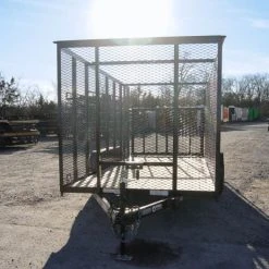 SLE Utility Trailers 6.4x16 Straight Deck Utility Trailer 6ft Mesh Sides (2) 3,500lb Axles -SLE Equipment shop dsc02796 4