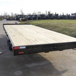 SLE Utility Trailers 8.5x22 IBeam Deckover Equipment Trailer Straight Deck (2) 5200lb Axles -SLE Equipment shop dsc02975 4