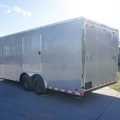 SLE Enclosed Trailers 8.5x20 Silver V-Nose Slant Top Enclosed Trailer (2) 5200lb Axles 12 SLE Enclosed Trailers 8.5x20 Silver V-Nose Slant Top Enclosed Trailer (2) 5200lb Axles -SLE Equipment shop dsc03012 2