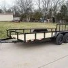 SLE Utility Trailers 6.4x16 Tube Top Dovetail Utility Trailer (2) 3,500lb Axles -SLE Equipment shop dsc03116 3