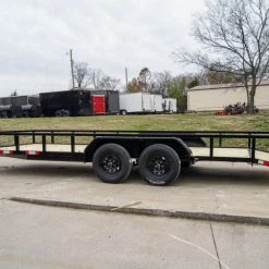 SLE Utility Trailers 7x20 Tube Top Dovetail Utility Trailer (2) 3500lb Axles -SLE Equipment shop dsc03135 3