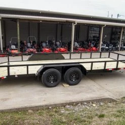 SLE Utility Trailers 7x20 Tube Top Dovetail Utility Trailer (2) 3500lb Axles -SLE Equipment shop dsc03138 3