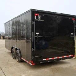 SLE Enclosed Trailers 8.5x18 Black V-Nose Enclosed Trailer With Blackout Package (2) 3,500lb Axles -SLE Equipment shop dsc03178 3
