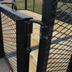 SLE Utility Trailers 5x8 Straight Deck Utility Trailer With 2ft Side Rails 3500lb Axle