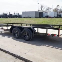 SLE Utility Trailers 7x18 Straight Deck Utility Trailer (2) 3,500lb Axles - No Gate 11 SLE Utility Trailers 7x18 Straight Deck Utility Trailer (2) 3,500lb Axles - No Gate -SLE Equipment shop dsc03473 1 1