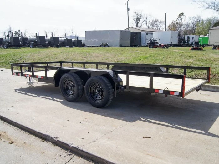 SLE Utility Trailers 7x18 Straight Deck Utility Trailer (2) 3,500lb Axles - No Gate 6 SLE Utility Trailers 7x18 Straight Deck Utility Trailer (2) 3,500lb Axles - No Gate - Image 4