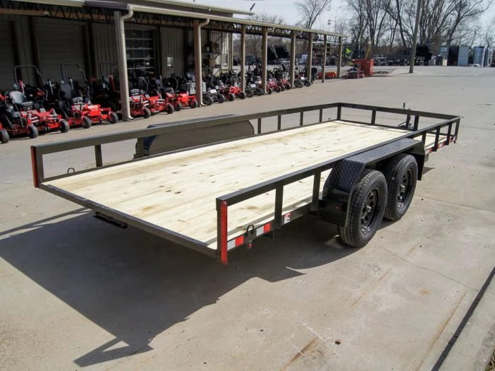 SLE Utility Trailers 7x18 Straight Deck Utility Trailer (2) 3,500lb Axles - No Gate 8 SLE Utility Trailers 7x18 Straight Deck Utility Trailer (2) 3,500lb Axles - No Gate - Image 6