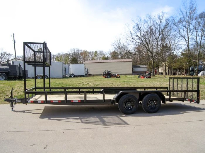 SLE Utility Trailers 7x20 Dovetail Utility Trailer (2) 3,500lb Axles With Elevated Basket 5 SLE Utility Trailers 7x20 Dovetail Utility Trailer (2) 3,500lb Axles With Elevated Basket - Image 3