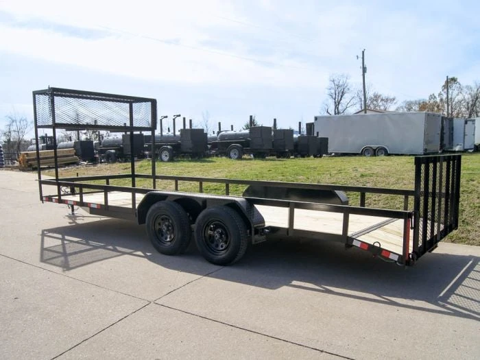 SLE Utility Trailers 7x20 Dovetail Utility Trailer (2) 3,500lb Axles With Elevated Basket 6 SLE Utility Trailers 7x20 Dovetail Utility Trailer (2) 3,500lb Axles With Elevated Basket - Image 4