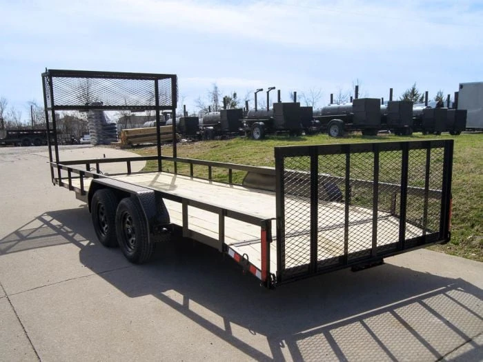 SLE Utility Trailers 7x20 Dovetail Utility Trailer (2) 3,500lb Axles With Elevated Basket 7 SLE Utility Trailers 7x20 Dovetail Utility Trailer (2) 3,500lb Axles With Elevated Basket - Image 5