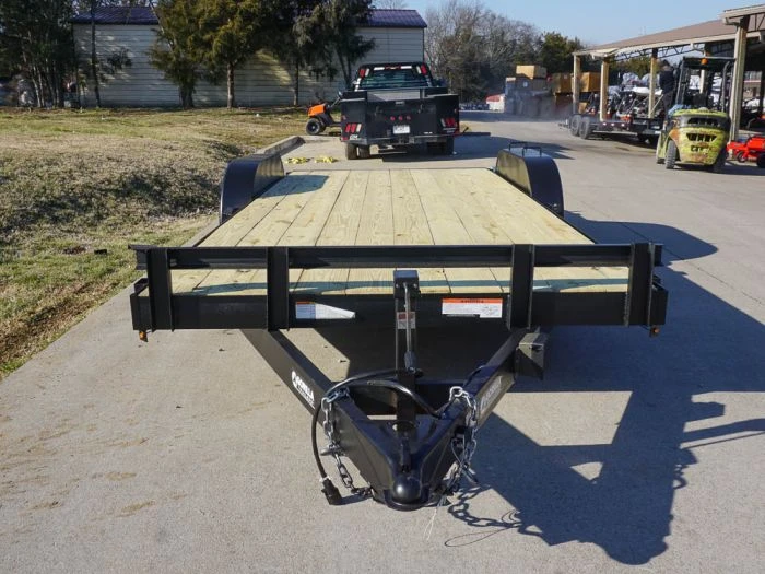 SLE Utility Trailers 7x18 Wood Deck Car Hauler (2) 3500lb Axle W/ Brake And Ramps 4 SLE Utility Trailers 7x18 Wood Deck Car Hauler (2) 3500lb Axle W/ Brake And Ramps - Image 2
