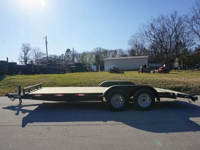 SLE Utility Trailers 7x18 Wood Deck Car Hauler (2) 3500lb Axle W/ Brake And Ramps 6 SLE Utility Trailers 7x18 Wood Deck Car Hauler (2) 3500lb Axle W/ Brake And Ramps - Image 4