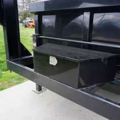 SLE Dump Trailers Hydraulic 7'x16' 2ft Side Gooseneck Dump Trailer (2) 7K Axles -SLE Equipment shop dsc05712