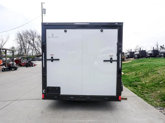 SLE Enclosed Trailers 7x12 Enclosed Trailer White V-Nose Blackout Package 3,500lb Axle Storage 8 SLE Enclosed Trailers 7x12 Enclosed Trailer White V-Nose Blackout Package 3,500lb Axle Storage - Image 6