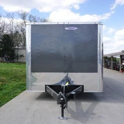 SLE Enclosed Trailers 8.5x28 Custom Charcoal Flat Nose Enclosed Trailer (2) 5200 Axles Storage -SLE Equipment shop dsc05988 2