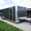 SLE Enclosed Trailers 8.5x28 Custom Charcoal Flat Nose Enclosed Trailer (2) 5200 Axles Storage -SLE Equipment shop dsc05997 1