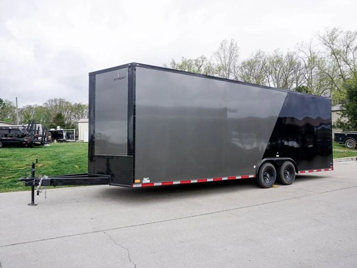 SLE Enclosed Trailers 8.5 X 24 Charcoal/Black Enclosed Trailer With Blackout Package Storage 4 SLE Enclosed Trailers 8.5 X 24 Charcoal/Black Enclosed Trailer With Blackout Package Storage - Image 2
