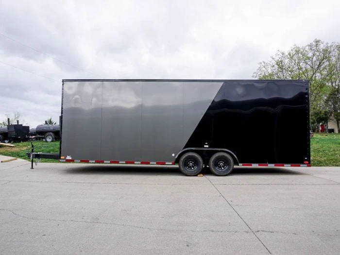 SLE Enclosed Trailers 8.5 X 24 Charcoal/Black Enclosed Trailer With Blackout Package Storage 5 SLE Enclosed Trailers 8.5 X 24 Charcoal/Black Enclosed Trailer With Blackout Package Storage - Image 3