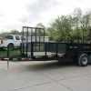 SLE Dump Trailers 7x16 Hybrid Hydraulic Dump Trailer With 2ft Sides (2) 6K Axles -SLE Equipment shop dsc06265