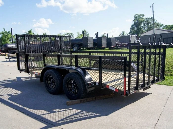 SLE Utility Trailers 6.4x14 Dovetail Utility Trailer Stacked Baskets (2) 3500lb Axles 6 SLE Utility Trailers 6.4x14 Dovetail Utility Trailer Stacked Baskets (2) 3500lb Axles - Image 4