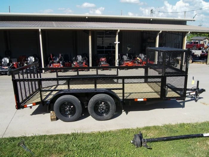 SLE Utility Trailers 6.4x14 Dovetail Utility Trailer Stacked Baskets (2) 3500lb Axles 8 SLE Utility Trailers 6.4x14 Dovetail Utility Trailer Stacked Baskets (2) 3500lb Axles - Image 6