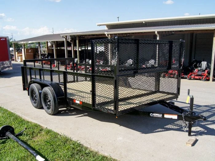SLE Utility Trailers 6.4x14 Dovetail Utility Trailer Stacked Baskets (2) 3500lb Axles 3 SLE Utility Trailers 6.4x14 Dovetail Utility Trailer Stacked Baskets (2) 3500lb Axles