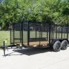SLE Utility Trailers 6.4x14 - 4ft Mesh Side Utility Trailer Straight Deck (2) 3500lb Axles -SLE Equipment shop dsc06864 2