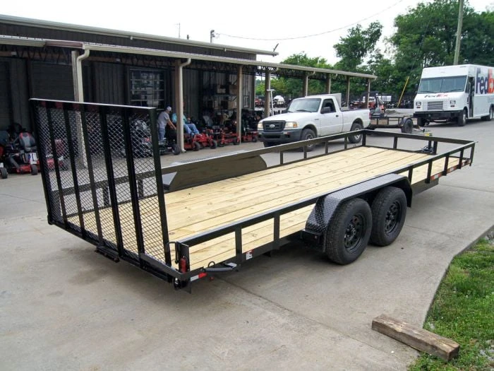 SLE Utility Trailers 7x20 Straight Deck Utility Trailer (2) 3500lb Axles With Tall Gate 7 SLE Utility Trailers 7x20 Straight Deck Utility Trailer (2) 3500lb Axles With Tall Gate - Image 5