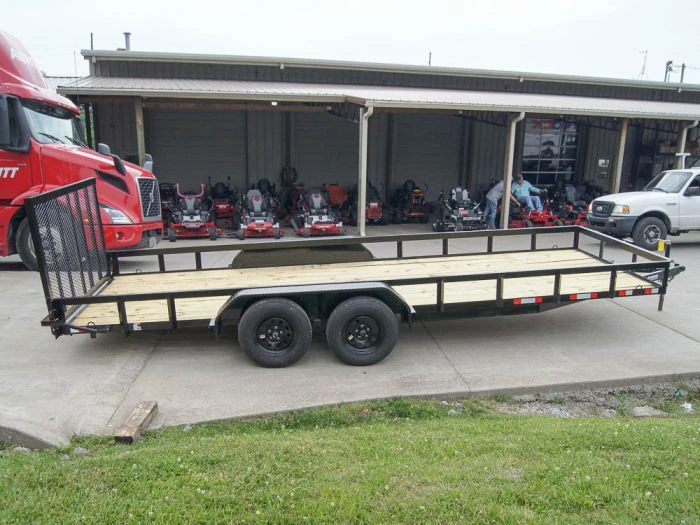 SLE Utility Trailers 7x20 Straight Deck Utility Trailer (2) 3500lb Axles With Tall Gate 8 SLE Utility Trailers 7x20 Straight Deck Utility Trailer (2) 3500lb Axles With Tall Gate - Image 6