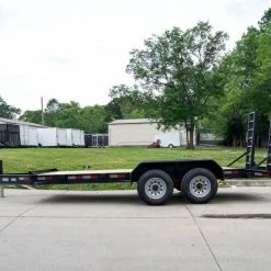 SLE Utility Trailers 7x16 IBeam Equipment Trailer (2) 5200lb Axles With Stand-Up Ramps -SLE Equipment shop dsc06949 1