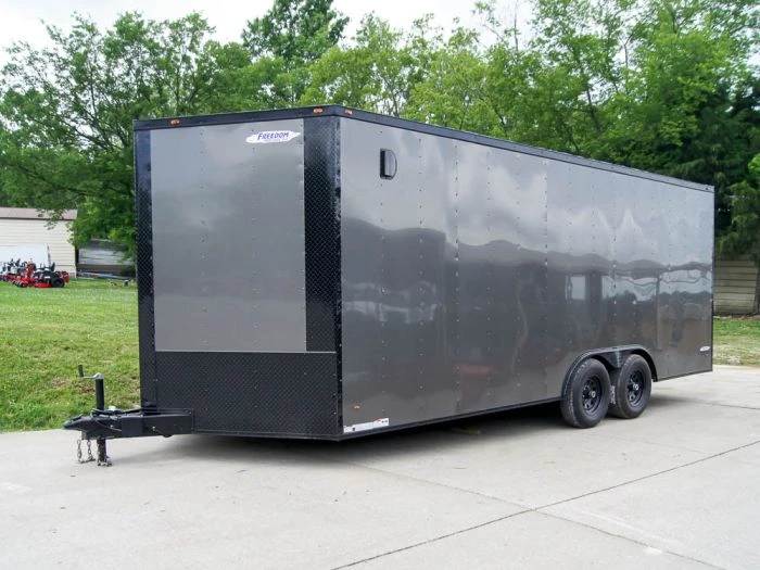 SLE Enclosed Trailers 8.5x20 Charcoal Enclosed Trailer With Blackout Package (2) 5200lb Axles Storage 3 SLE Enclosed Trailers 8.5x20 Charcoal Enclosed Trailer With Blackout Package (2) 5200lb Axles Storage