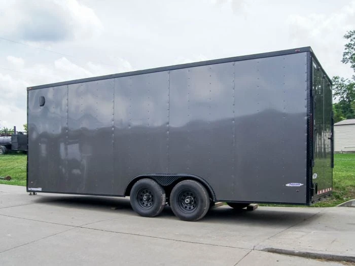 SLE Enclosed Trailers 8.5x20 Charcoal Enclosed Trailer With Blackout Package (2) 5200lb Axles Storage 6 SLE Enclosed Trailers 8.5x20 Charcoal Enclosed Trailer With Blackout Package (2) 5200lb Axles Storage - Image 4