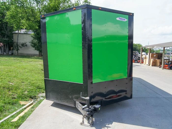 SLE Enclosed Trailers 8.5x24 Lime Green Enclosed Trailer With Blackout Package (2) 5200lb Axles Storage 4 SLE Enclosed Trailers 8.5x24 Lime Green Enclosed Trailer With Blackout Package (2) 5200lb Axles Storage - Image 2