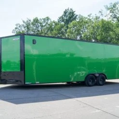SLE Enclosed Trailers 8.5x24 Lime Green Enclosed Trailer With Blackout Package (2) 5200lb Axles Storage 10 SLE Enclosed Trailers 8.5x24 Lime Green Enclosed Trailer With Blackout Package (2) 5200lb Axles Storage -SLE Equipment shop dsc07088 3