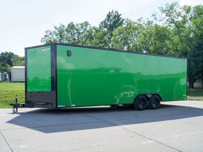 SLE Enclosed Trailers 8.5x24 Lime Green Enclosed Trailer With Blackout Package (2) 5200lb Axles Storage 5 SLE Enclosed Trailers 8.5x24 Lime Green Enclosed Trailer With Blackout Package (2) 5200lb Axles Storage - Image 3