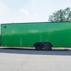 SLE Enclosed Trailers 8.5x24 Lime Green Enclosed Trailer With Blackout Package (2) 5200lb Axles Storage 11 SLE Enclosed Trailers 8.5x24 Lime Green Enclosed Trailer With Blackout Package (2) 5200lb Axles Storage -SLE Equipment shop dsc07089 1