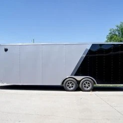 SLE Enclosed Trailers 8.5x24 Two Tone-Black/Silver Enclosed Trailer (2) 5200lb Axle Storage 10 SLE Enclosed Trailers 8.5x24 Two Tone-Black/Silver Enclosed Trailer (2) 5200lb Axle Storage -SLE Equipment shop dsc07141 1