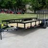 SLE Utility Trailers 6.4x18 Straight Deck Utility Trailer With Tall Gate (2) 3500lb Axles -SLE Equipment shop dsc07238