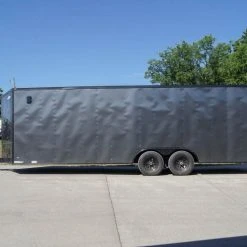 SLE Enclosed Trailers 8.5x24 Charcoal Grey V-Nose Enclosed Trailer With Blackout Package Storage 10 SLE Enclosed Trailers 8.5x24 Charcoal Grey V-Nose Enclosed Trailer With Blackout Package Storage -SLE Equipment shop dsc07782 1