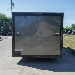 SLE Enclosed Trailers 8.5x24 Charcoal Grey V-Nose Enclosed Trailer With Blackout Package Storage 13 SLE Enclosed Trailers 8.5x24 Charcoal Grey V-Nose Enclosed Trailer With Blackout Package Storage -SLE Equipment shop dsc07785 1