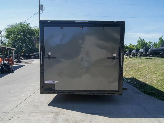SLE Enclosed Trailers 8.5x24 Charcoal Grey V-Nose Enclosed Trailer With Blackout Package Storage 8 SLE Enclosed Trailers 8.5x24 Charcoal Grey V-Nose Enclosed Trailer With Blackout Package Storage - Image 6