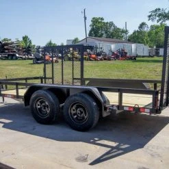 SLE Utility Trailers 7x14 Straight Deck Utility Trailer With Side Gate (2) 3500lb Axles 12 SLE Utility Trailers 7x14 Straight Deck Utility Trailer With Side Gate (2) 3500lb Axles -SLE Equipment shop dsc07816 1