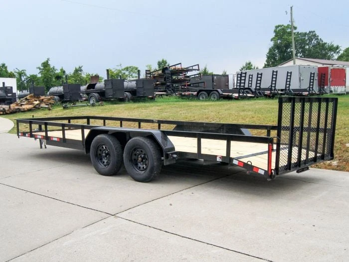 SLE Utility Trailers 6.4x20 Dovetail Utility Trailer (2) 3500lb Axles 7 SLE Utility Trailers 6.4x20 Dovetail Utility Trailer (2) 3500lb Axles - Image 5
